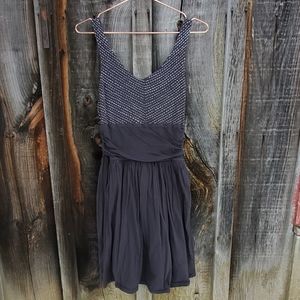 Synergy Organic Clothing Grey and White Dress